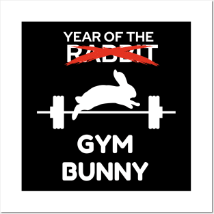 Year of Gym Bunny Posters and Art